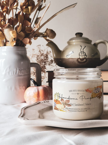 Handsome Pumpkin - Fall Scented Coconut Soy Candle